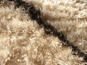 Clean fluffy rug