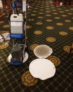 Hotel carpet cleaning machine