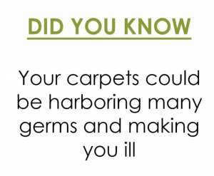 Carpet cleaning for health