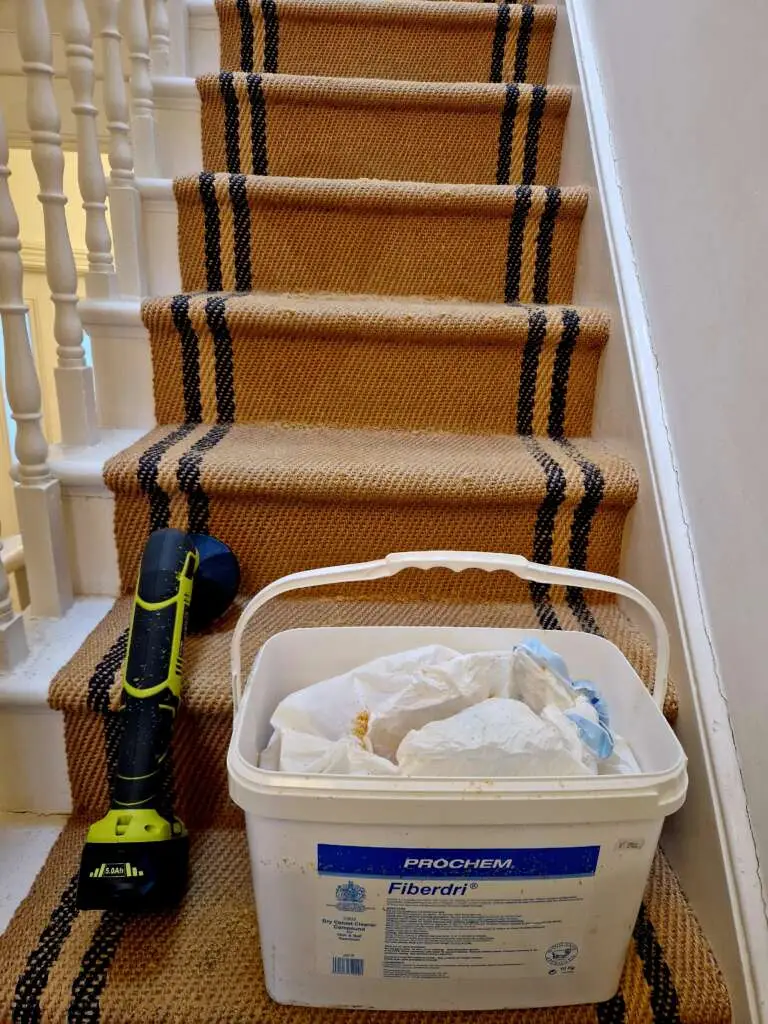 Seagrass / sisal cleaning