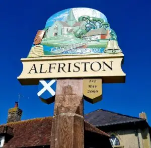 Alfriston town sign