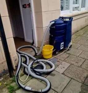 Communal stair cleaning